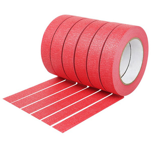 Red Masking Tape Residue-Free Painting Tape Red Painter's Tape for DIY Paint Projects, Painting, Edges, Trim and Ceilings