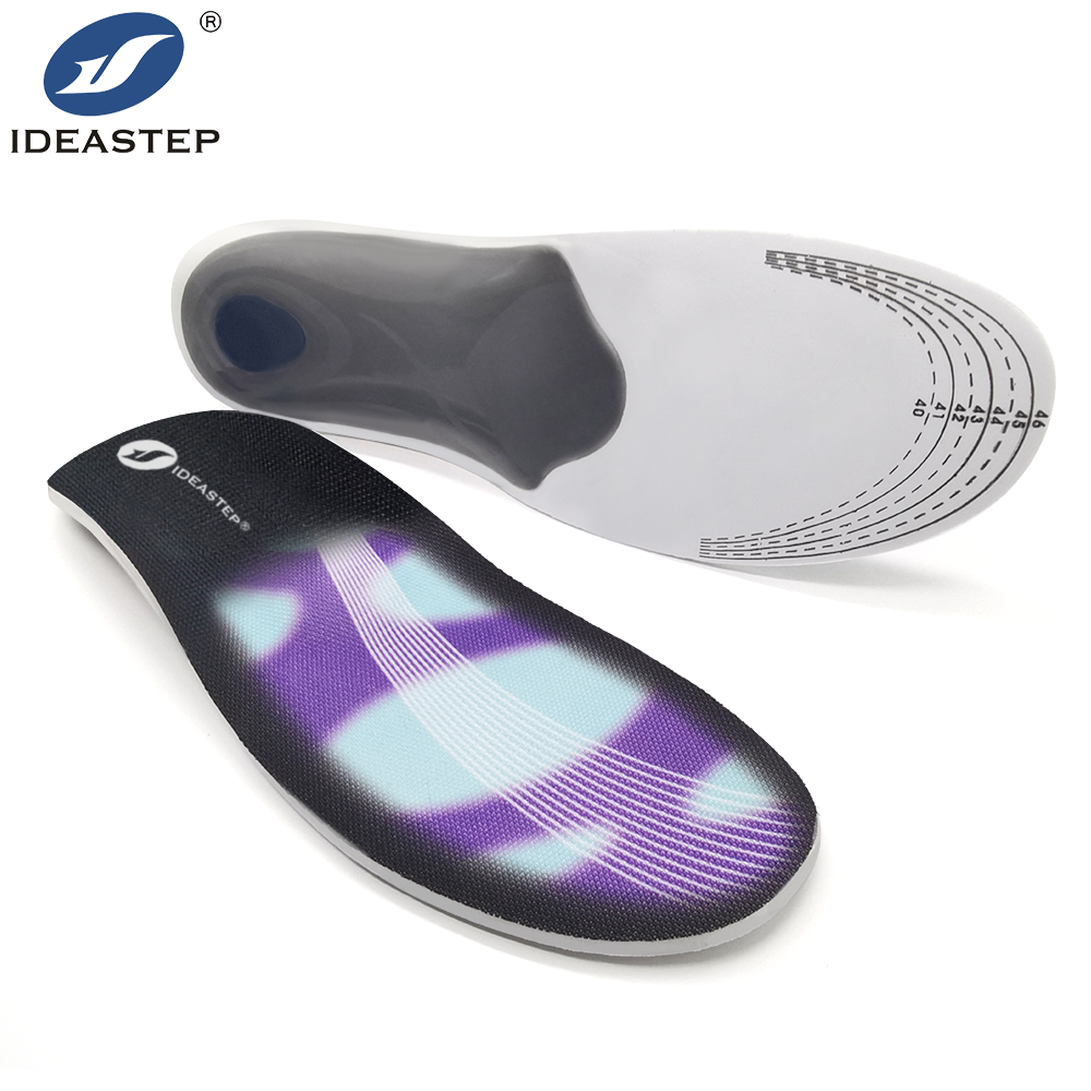 IDEASTEP Half Insole Packaging Rigid Paper Full Shoe Good Feet Arch Support Silicon Insole For Back Support Orthotic. Insoles