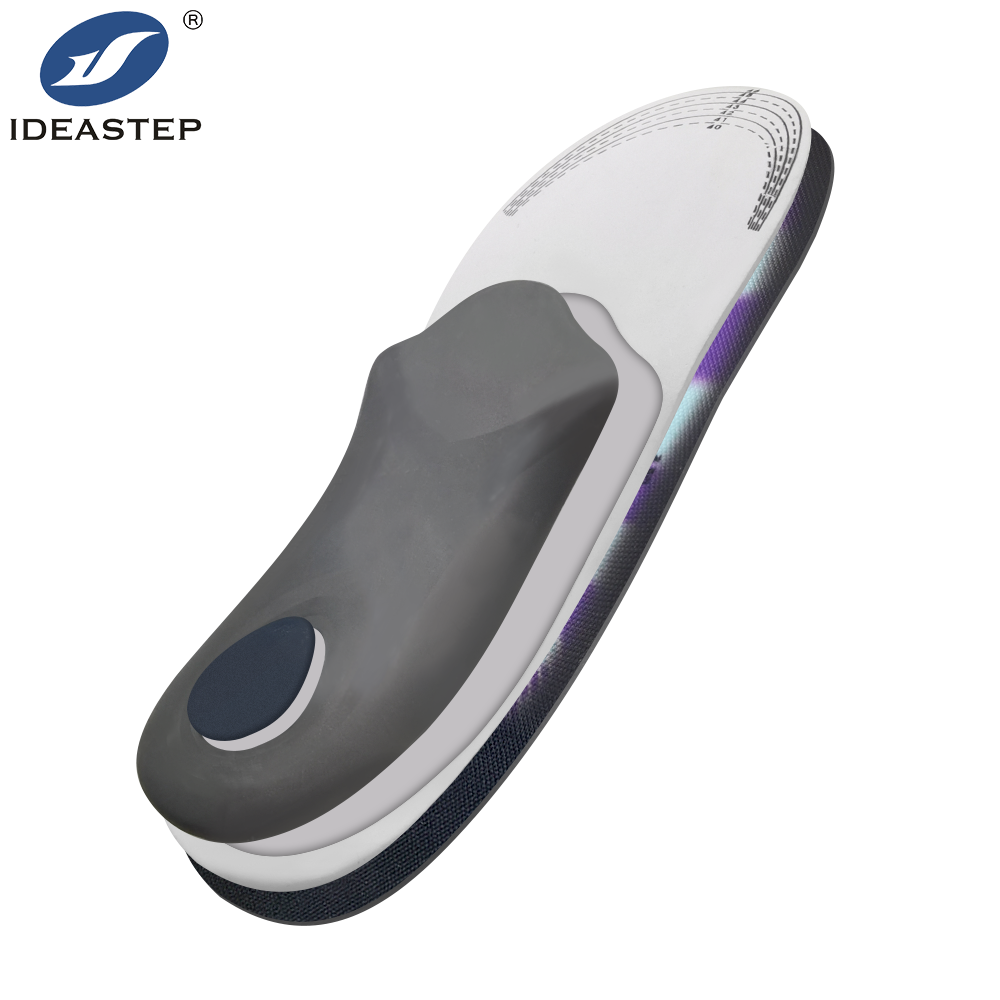 IDEASTEP Half Insole Packaging Rigid Paper Full Shoe Good Feet Arch Support Silicon Insole For Back Support Orthotic. Insoles