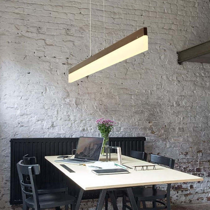 furniture simple style Linear LED pendant light adjustable good quality ceiling light for restaurant smart home decor chandelier