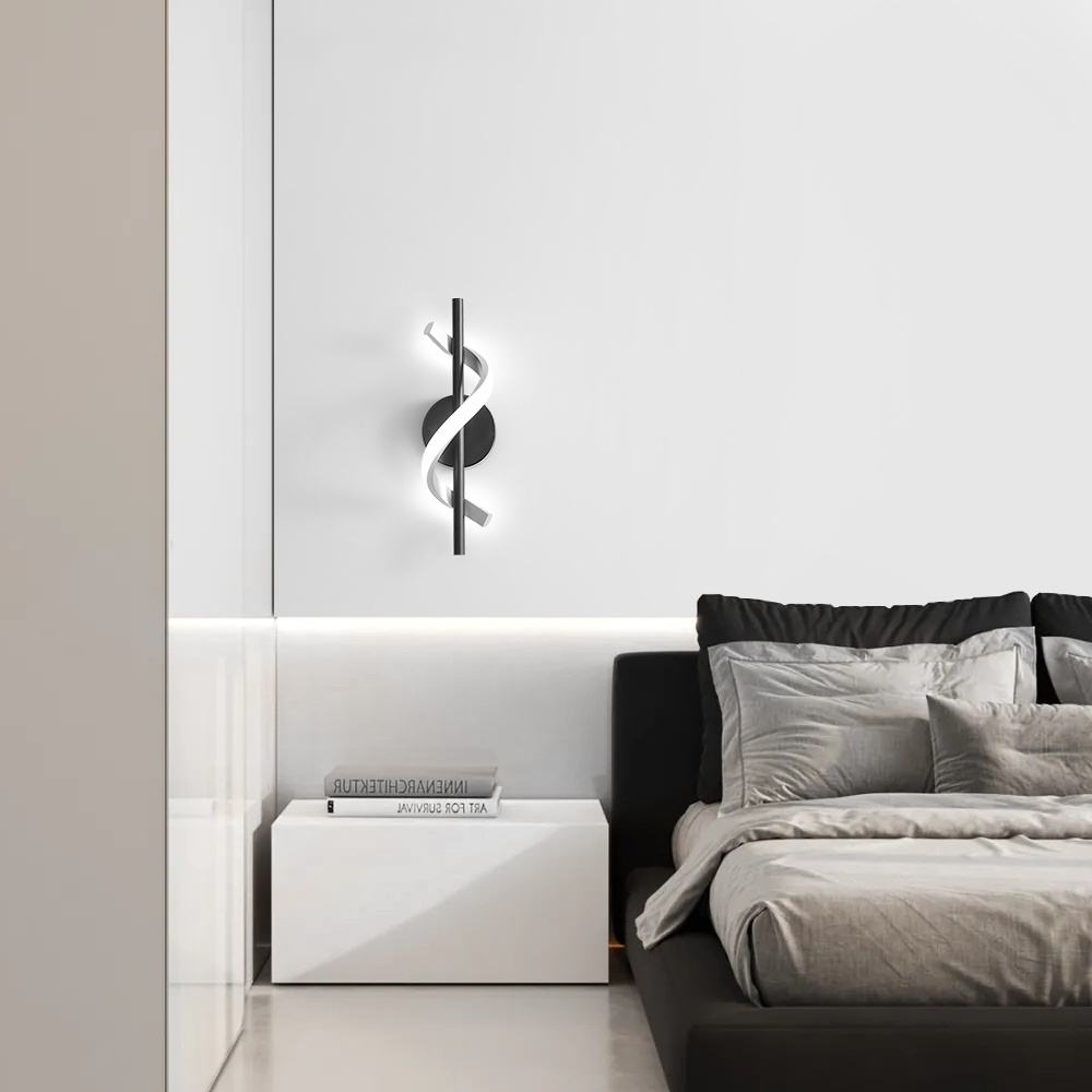 Factory creative modern nordic luxury design high-end LED functional wall light lamp sconce for home decor