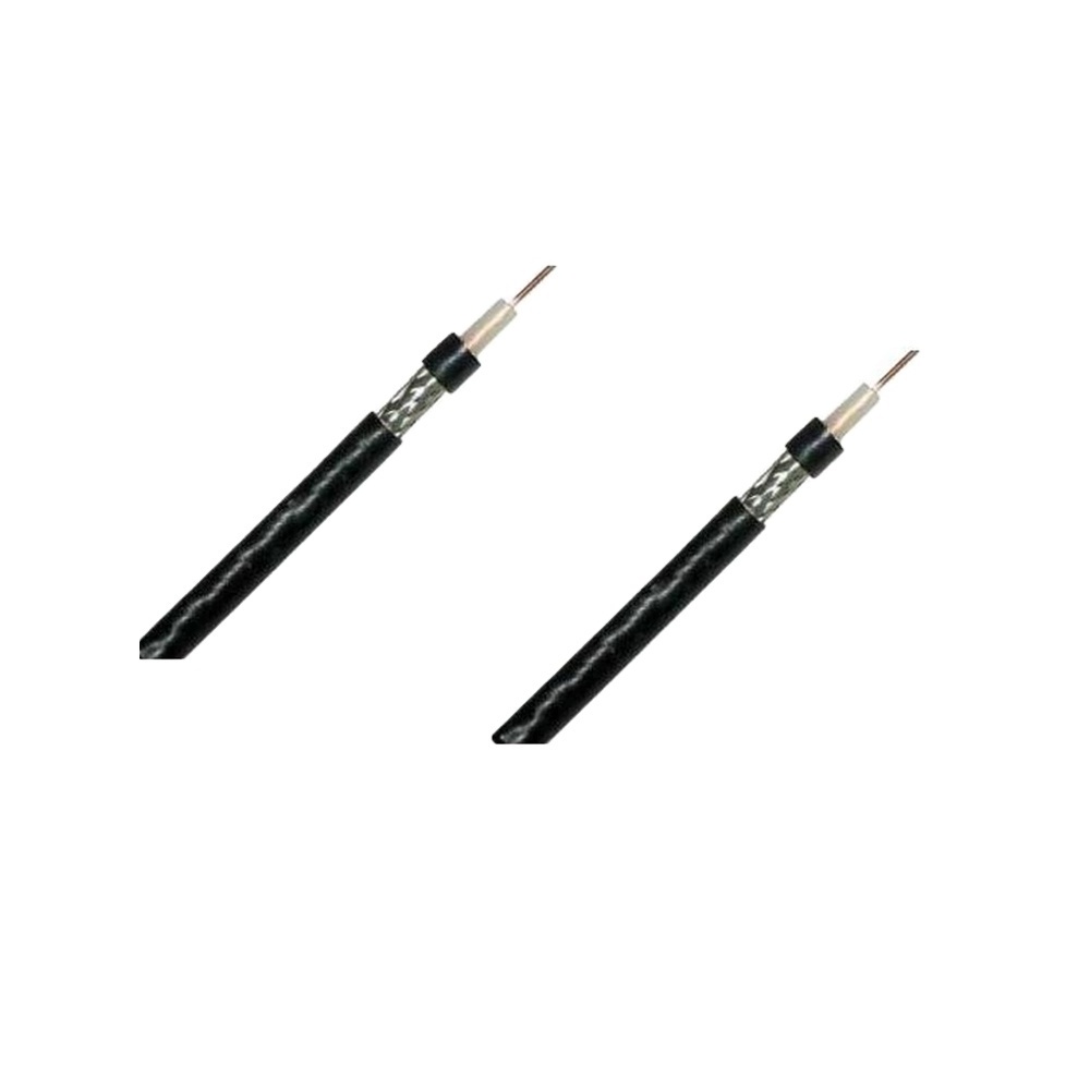 Free Sample RG59 Coaxial Cable Factory Price F Type RF Cable Assemblies PVC Jacket  F Male F Male