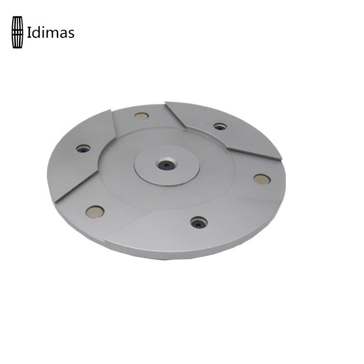 9 Inch 225mm Metal Quick Change Diamond Dry Grinding Plates Disc Converter Plates For Stone Diamond Tools