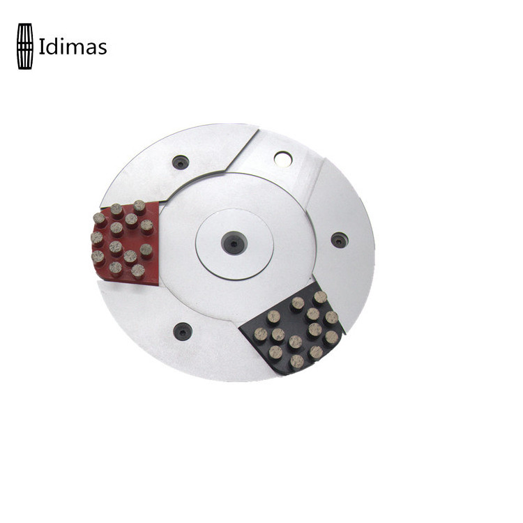 9 Inch 225mm Metal Quick Change Diamond Dry Grinding Plates Disc Converter Plates For Stone Diamond Tools