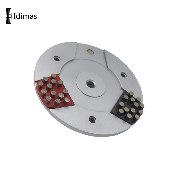 9 Inch 225mm Metal Quick Change Diamond Dry Grinding Plates Disc Converter Plates For Stone Diamond Tools