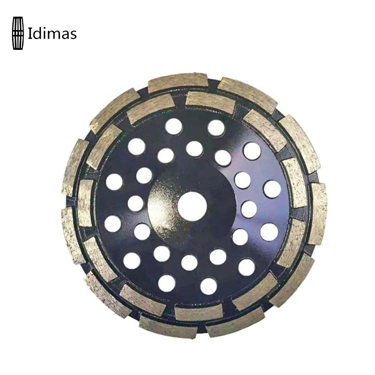 Idimas 7 Inch 178mm Diamond Grinding Cup Wheel Abrasive Cup Wheels For Concrete Terrazzo Stone Fine Grinding