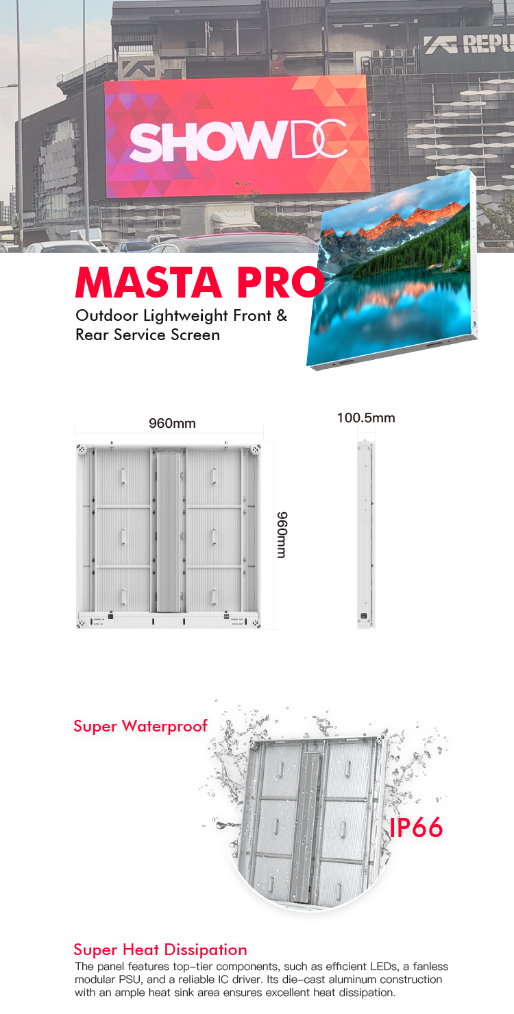 outdoor fixed led display screen IP66 waterproof digital video wall Customized commercial p5 p6 3d billboard advertising screen