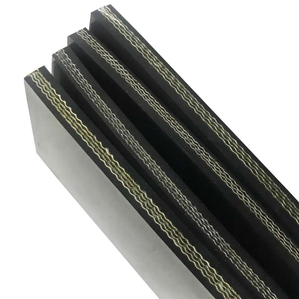 High quality wear-resistant belt rubber conveyor belt supplier  flat conveyor belt