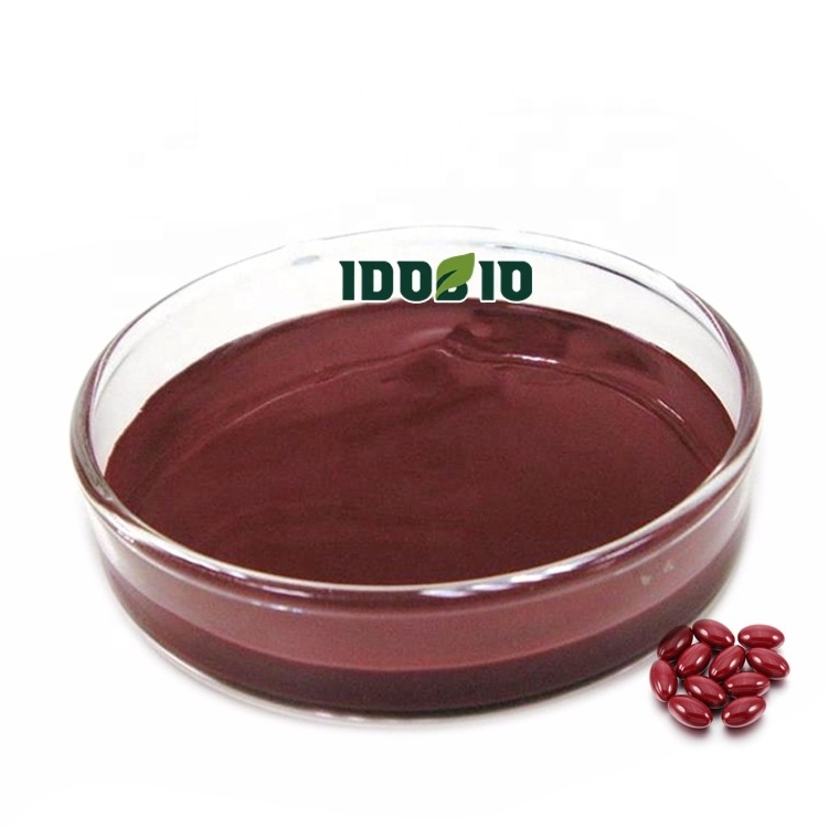 100% Pure Natural Astaxanthin 1% 2% 5% Red Algae Extract Powder