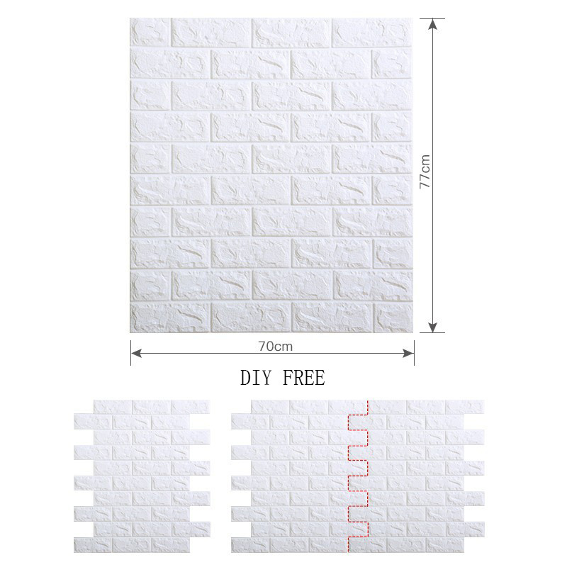 Good quality 3D Self Adhesive Foam Wall Panels brick Look Wallpaper Wall Covering for Home Decor