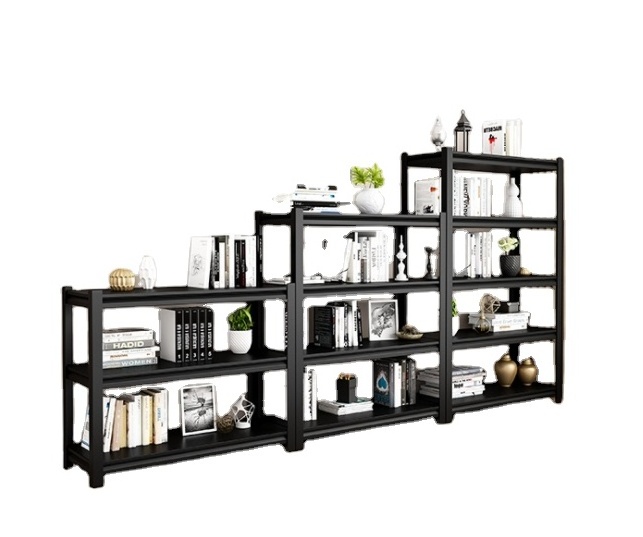 Iron freely disassembled and assembled kitchen appliances storage shelf, bedroom living room bookshelf wine and sundries rack