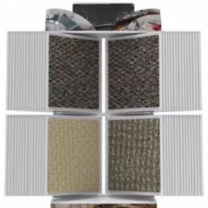 New Design metal rug carpet sample display rack and stand for Sale