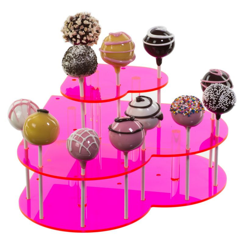 Porous layered shopping mall supermarket snack convenience store counter candy dessert plastic acrylic lollipop display stand