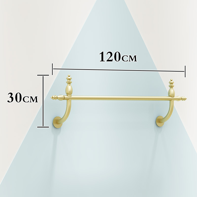 Shiny Gold Wall Mounted Hanging Rail Kids Clothes Display Rack ,Children Clothing Dress Shop Fittings Interior Design