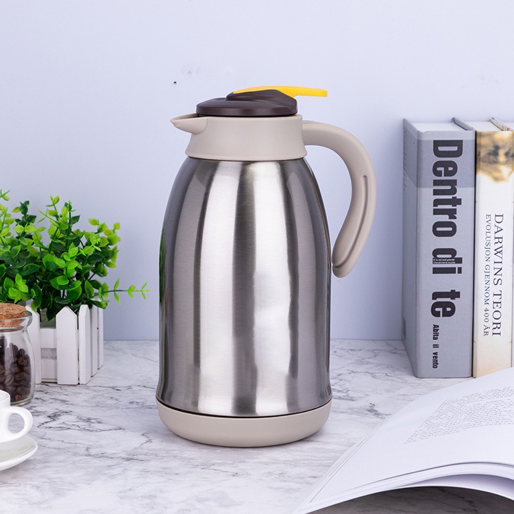 High Quality Durable Using Vacuum Flask Big Capacity Thermos Travel Coffee Pot Custom Travel Stainless Reusable Tea Pot Infuser