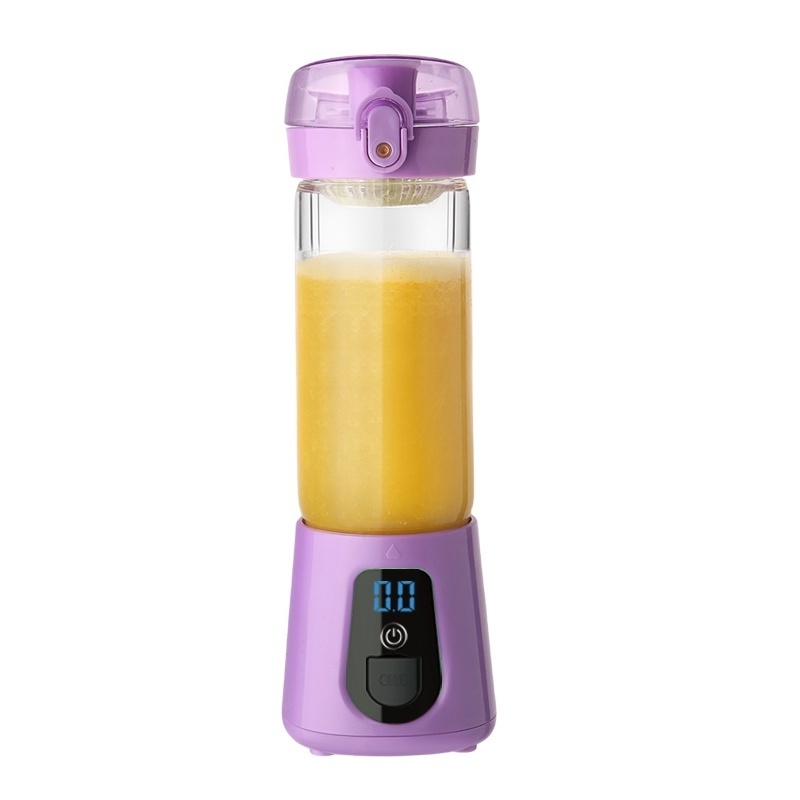 One-stop Service 420ml Portable Personal Mini Fruit Usb Rechargeable Blender Juicer Cup For Shakes And Smoothies