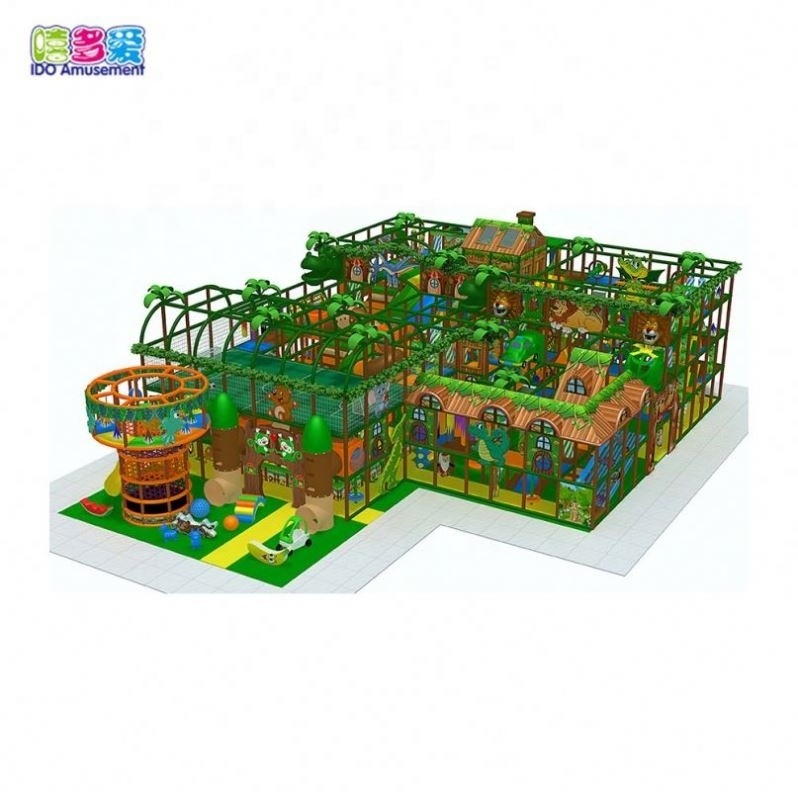 Animals Jungle Theme Factory Large Labyrinth Indoor Playground Swing Toys Set Modular Indoor Playground with TUV certificates