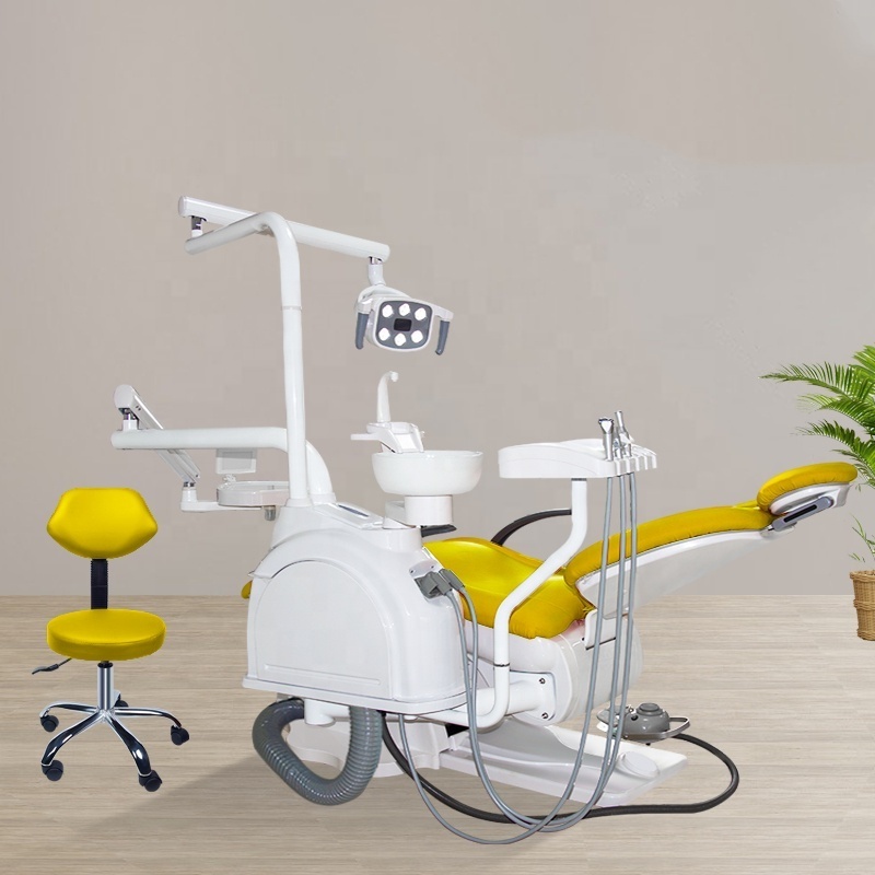 High Quality Electric Portable Dental unit Chair hospital clinic handpiece dental chair with air compressor