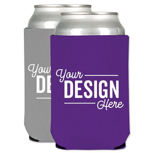 Custom Logo Premium Recycled Blank Neoprene 12 16 OZ Stubby Holder Beer Can Cooler Cover Sleeve Coozies