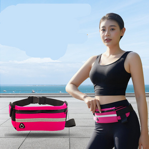 Wholesale Fashion Lightweight Zipper Neoprene Outdoor Sport Running Gym Fanny Pack Waist Bag for Men Women