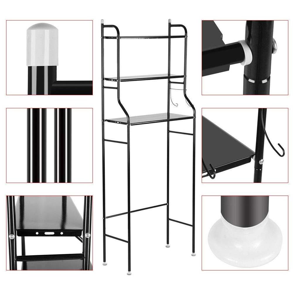 Quality Protection 3 Layer Bathroom Rack Modern Metal Bathroom Rack Shelf Over The Toilet