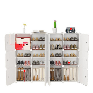 Portable Shoe Rack Storage Cabinet Modular Saving Space Suitable For Shoe Racks Boots Slippers