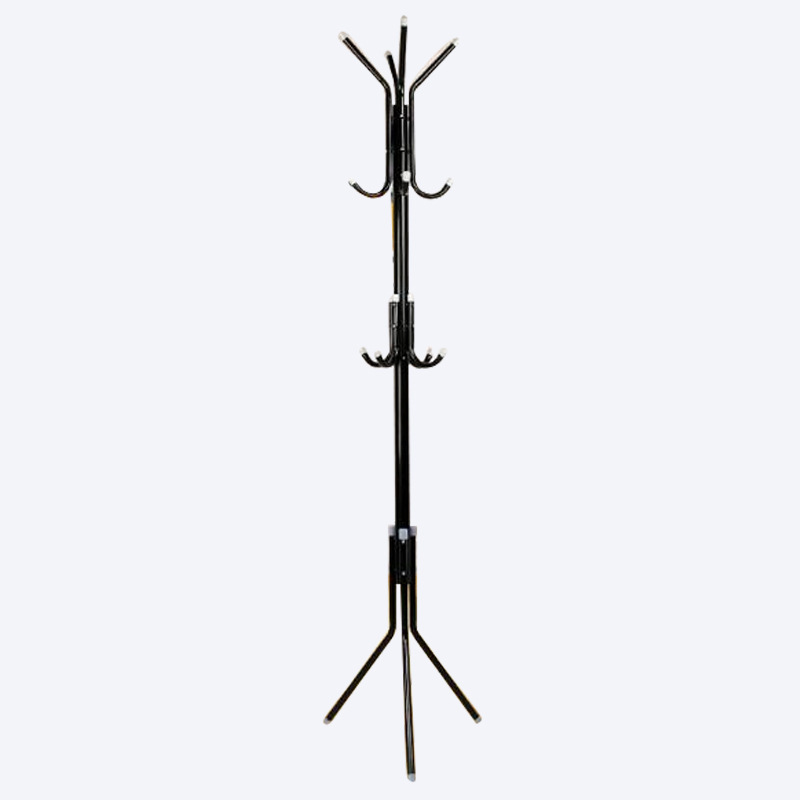 Factory Directly Sale Clothes Rack Metal Simple Standing Coat and Hat Hanger Organizer Rack