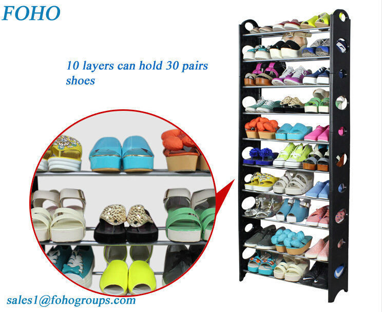 High Quality 5/10 Layers Supermarket Shoe Display Shelf and Racks Storage Living Room Stand Sets from China