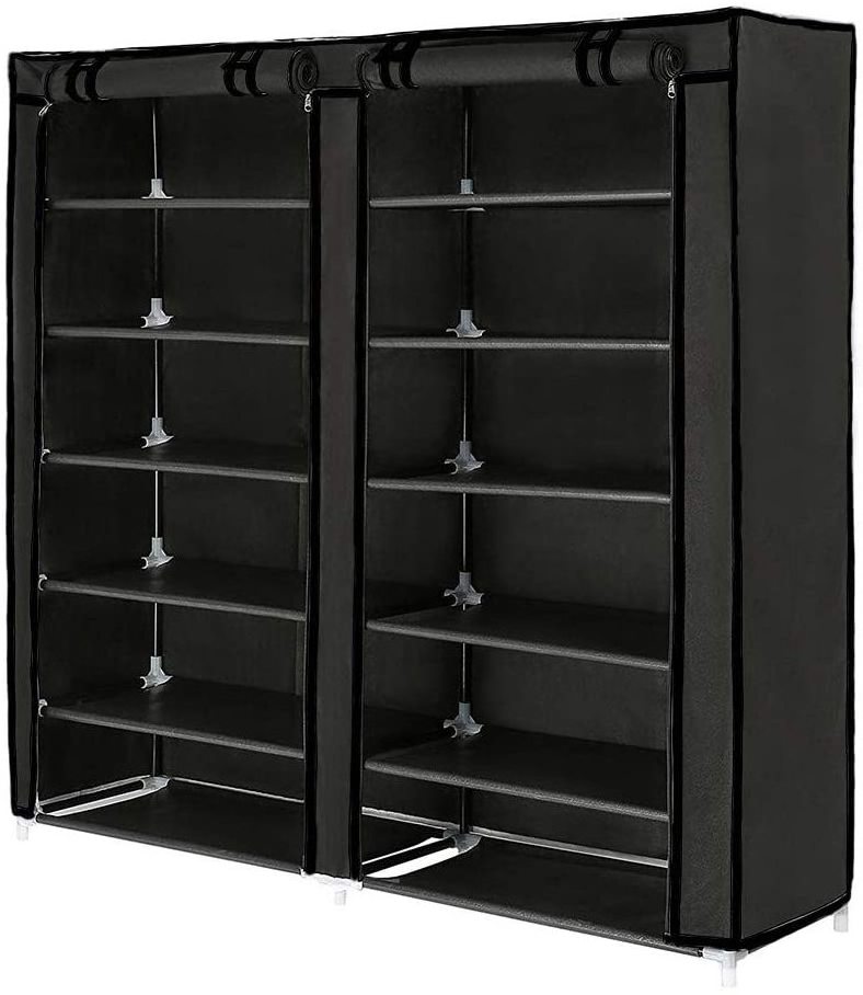 shoe rack Cheaper 10-layer shoe cabinet shoe storage tower with nonwoven fabric