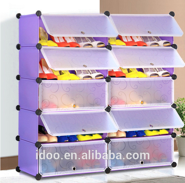 Portable Living room Furniture Creative Shoe Organizers Plastic High Heels Shoes Rack