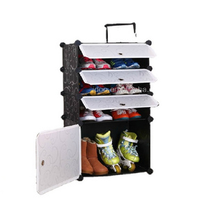 Portable Living room Furniture Creative Shoe Organizers Plastic High Heels Shoes Rack