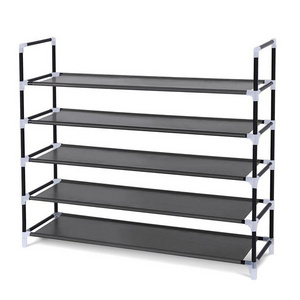 Source Factory Shoe Rack Organizer Portable 30 Pairs Non-woven 6-tiers Shoe Racks Product For Home