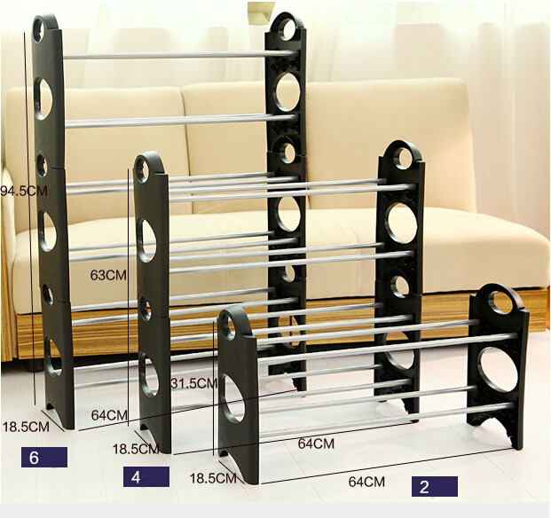 Widely Used Superior Quality Display  Wooden  3 tier Mini  Black Shoe Rack For Garage