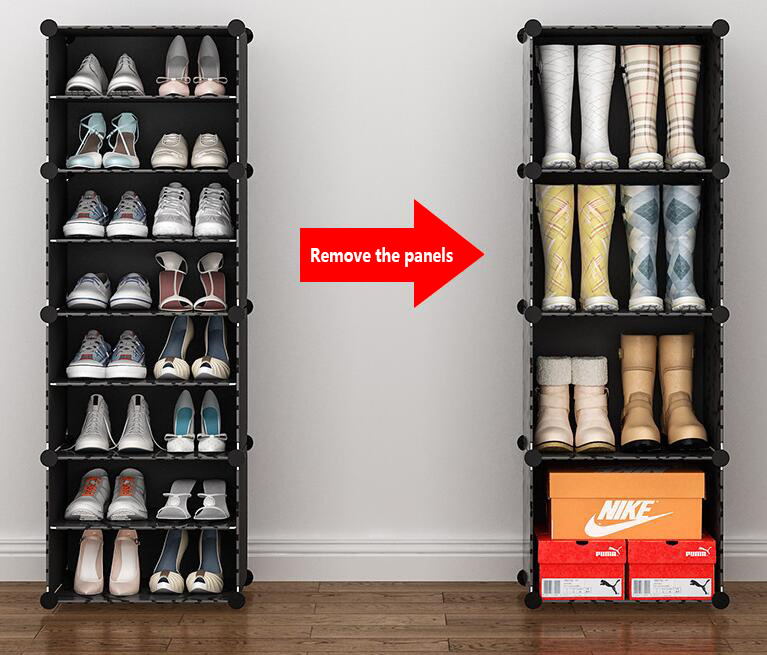 Shoe Organizer DIY for Entryway Hallway Closet or Bedroom