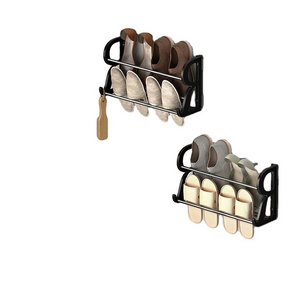 Good Quality Plastic Shoe Rack Storage Organizer OEM Wall Mounted Shoe Racks For Home