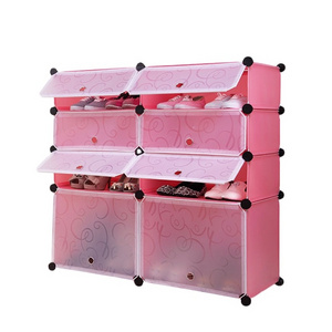 Hot Selling Modern Home Furniture Plastic Garage Shoe Storage Solutions Folded Shoe Racks And Cabinets