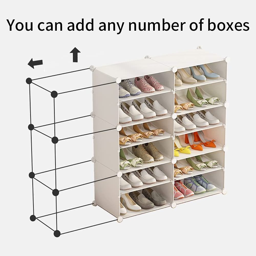 Portable Shoe Rack Storage Cabinet Modular Saving Space Suitable For Shoe Racks Boots Slippers