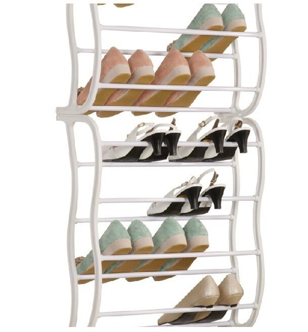 12 Pairs Shoe Rack Over The Door Metal Door Hanging Shoe Rack Over The Door Shoe Organizer