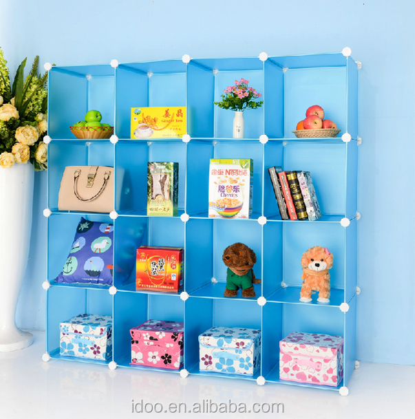 DIY plastic 16 cubes modern shoe rack shoe storage japanese shoe storage (FH-AL16400)