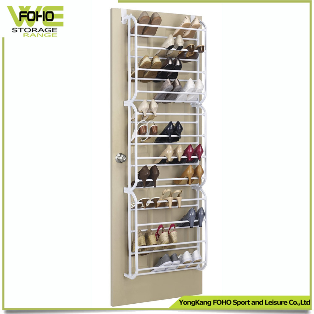 Custom White 12-Layer Multilayer Plastic Composite Door Shoe Rack Modern Design for Bedroom Use