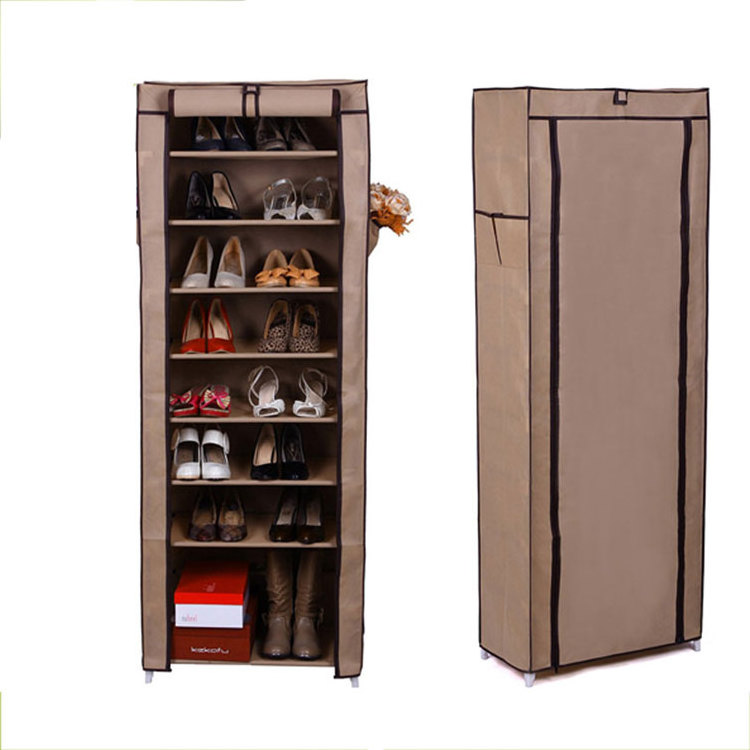 Lowest Price in 90 Days Shoe Rack 10 Tier Dustproof Shoes Stand Rack Cabinet Organizer