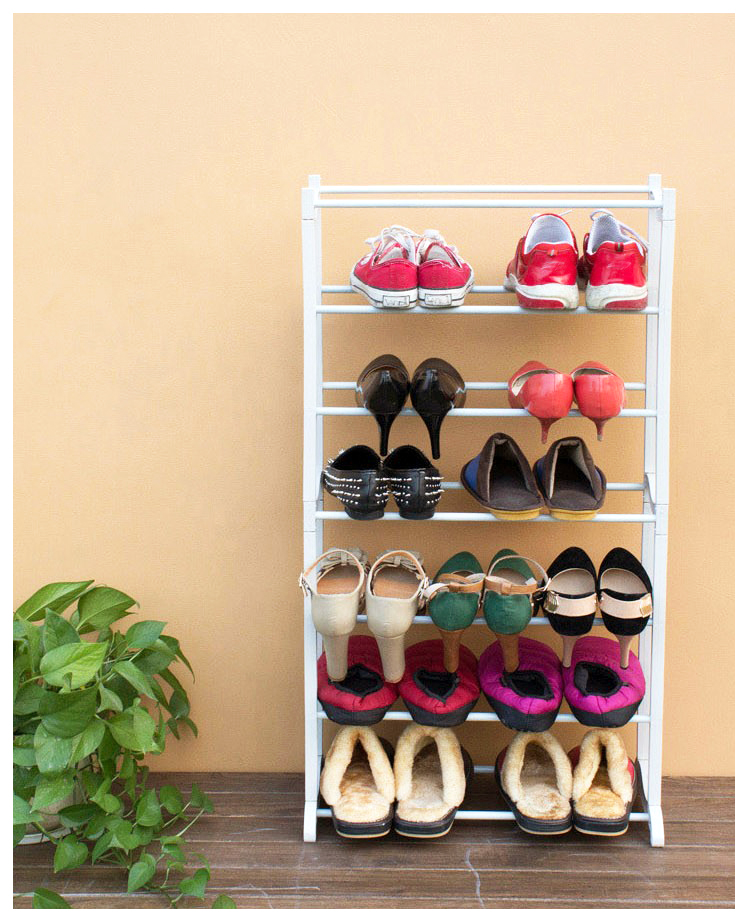 Wholesale Price 10 Tier Shoes Rack Easy to Assemble Plastic Shoe Stand Racks for Home