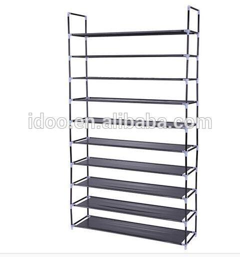 Wholesale Price 10 Tier Shoes Rack Easy to Assemble Plastic Shoe Stand Racks for Home