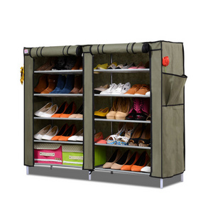 China Leading Supplier Shoe Rack Dustproof 10 Tier Collapsible Shoe Racks Stand for Closet