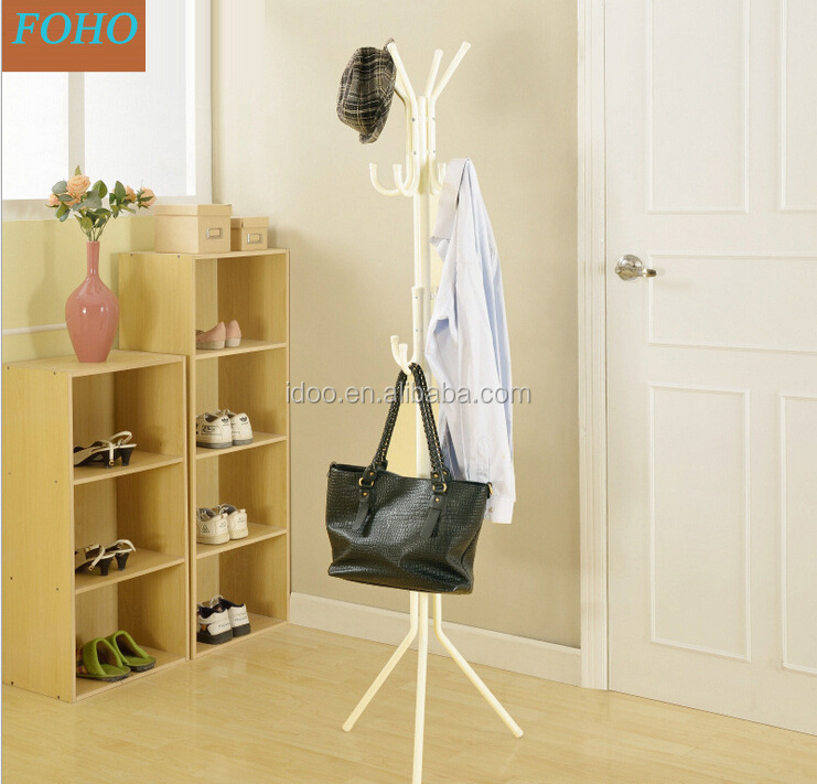 Factory Directly Sale Metal Coat Rack Home Furniture Colorful Standing Hanger Coat Stand