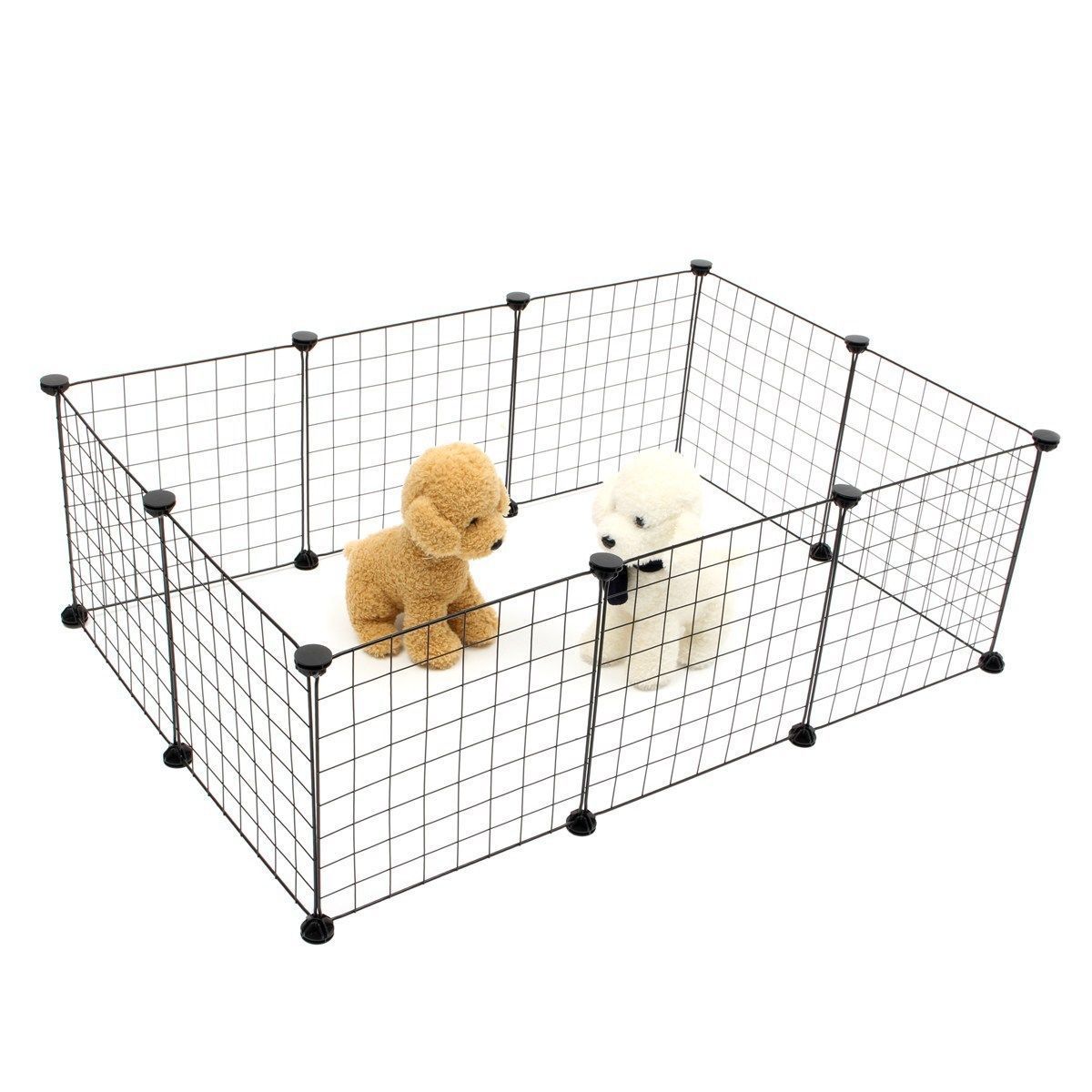 Crate Playpen Pet Cage Rat Dog Plastic Plates Fence Animals Cage