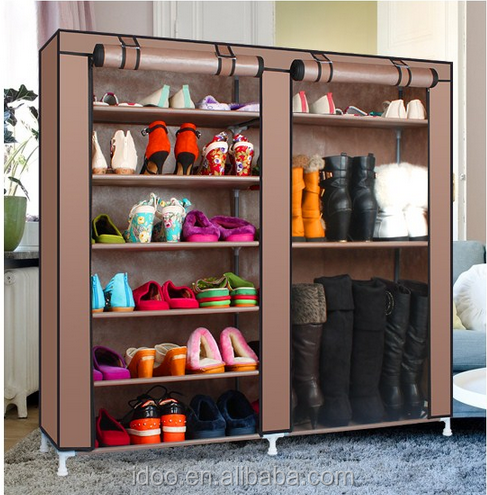 Modern Design Shoe Cabinet Storage Furniture Shoes Shelf Outdoor Metal Cloth Shoe Rack Cabinet