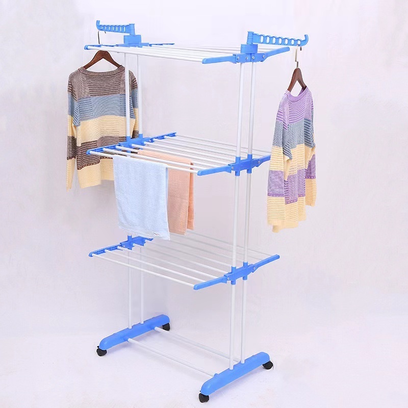 Folding Clothes Drying Rack Indoor Collapsible Stand Garment Rack for Laundry