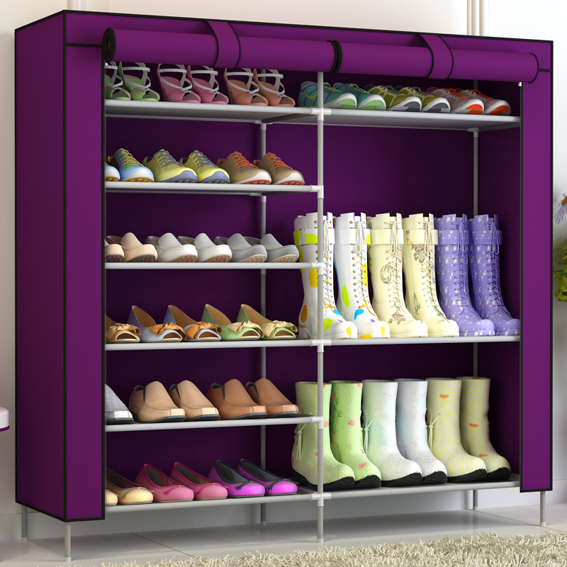 Modern Design Shoe Cabinet Storage Furniture Shoes Shelf Outdoor Metal Cloth Shoe Rack Cabinet