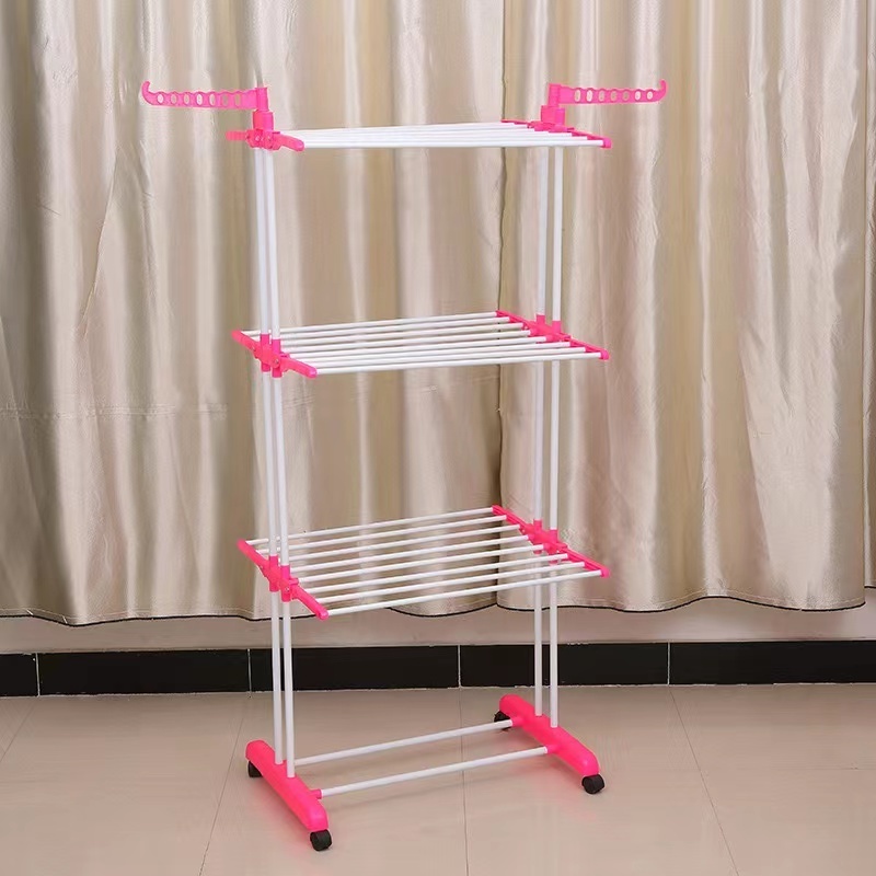 Folding Clothes Drying Rack Indoor Collapsible Stand Garment Rack for Laundry